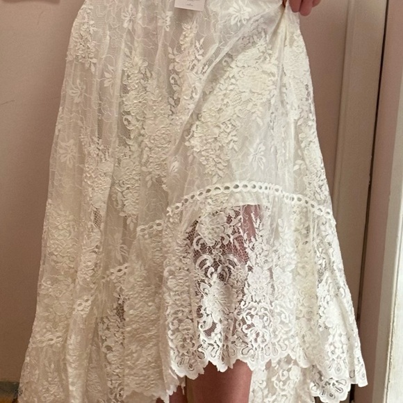 Gorgeous Lace Boho Wedding Dress NWT - Picture 5 of 13